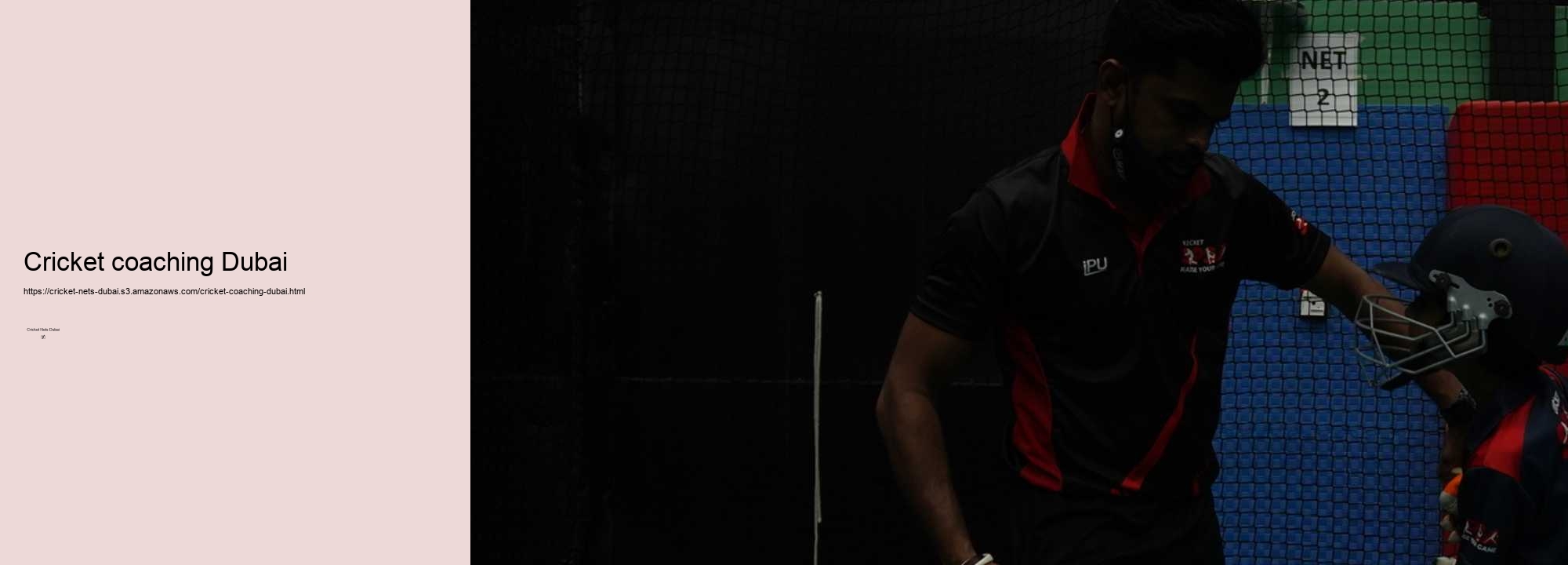 What is the Best Way to Enhance Your Batting Skills in Dubai? It's Cricket Nets Dubai!