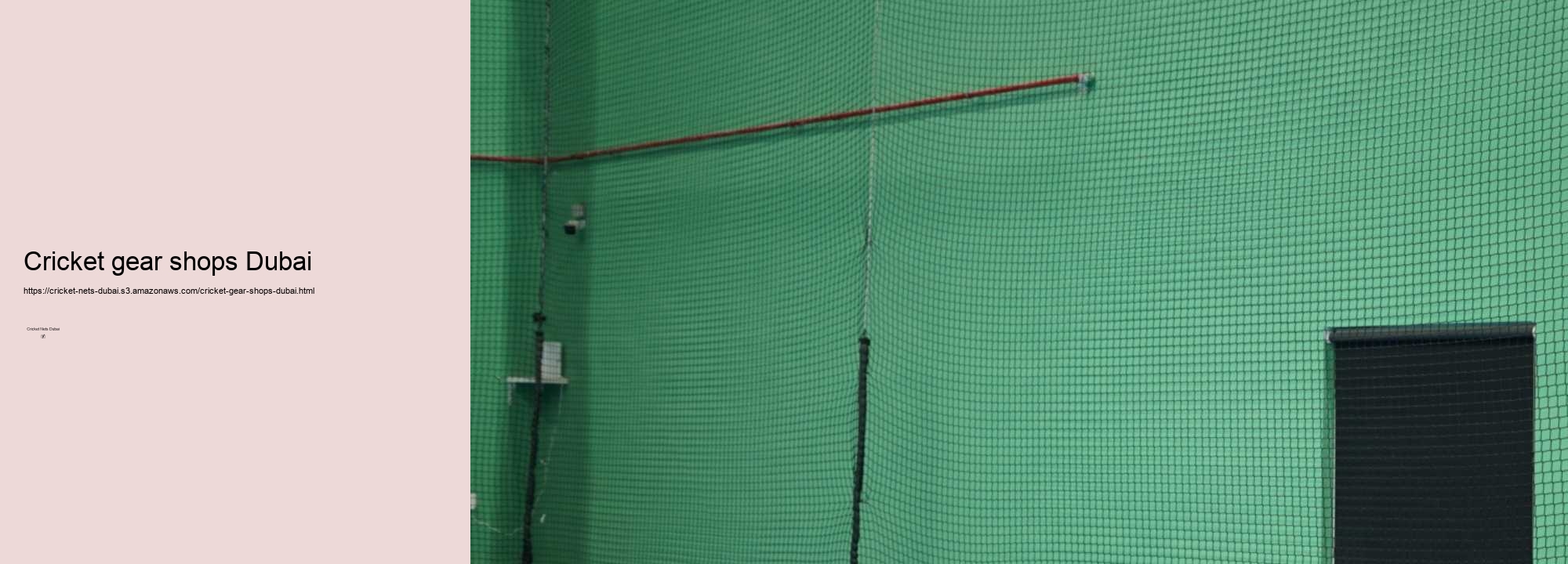 How can our Durable and Affordable Cricket Nets Revolutionize your Training in Dubai?1. The Evolution and Growth of Cricket Nets in Dubai