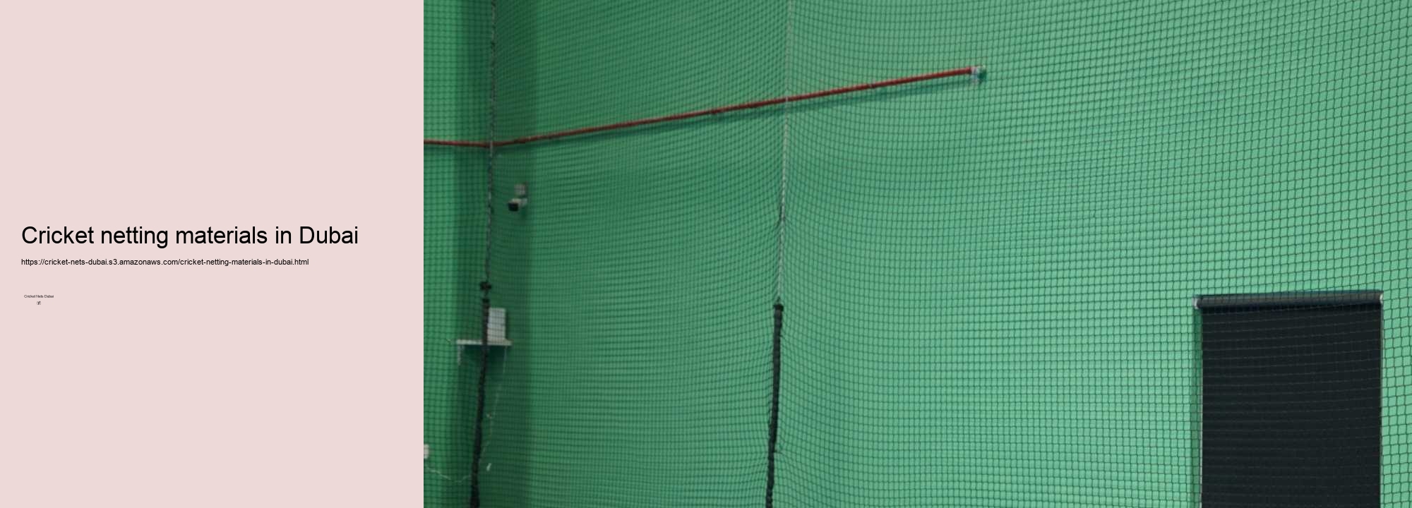 Guideline for Beginners Using Cricket Nets in Dubai: This would be a how-to guide for beginners interested in learning cricket or practicing their skills at these net facilities in Dubai.