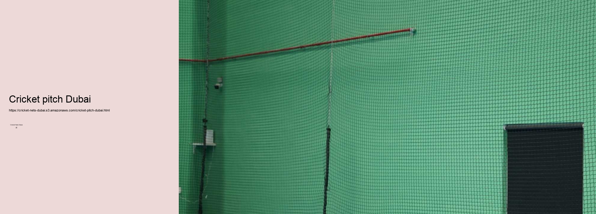 Wondering How to Improve your Batting? Invest in Cricket Nets in Dubai