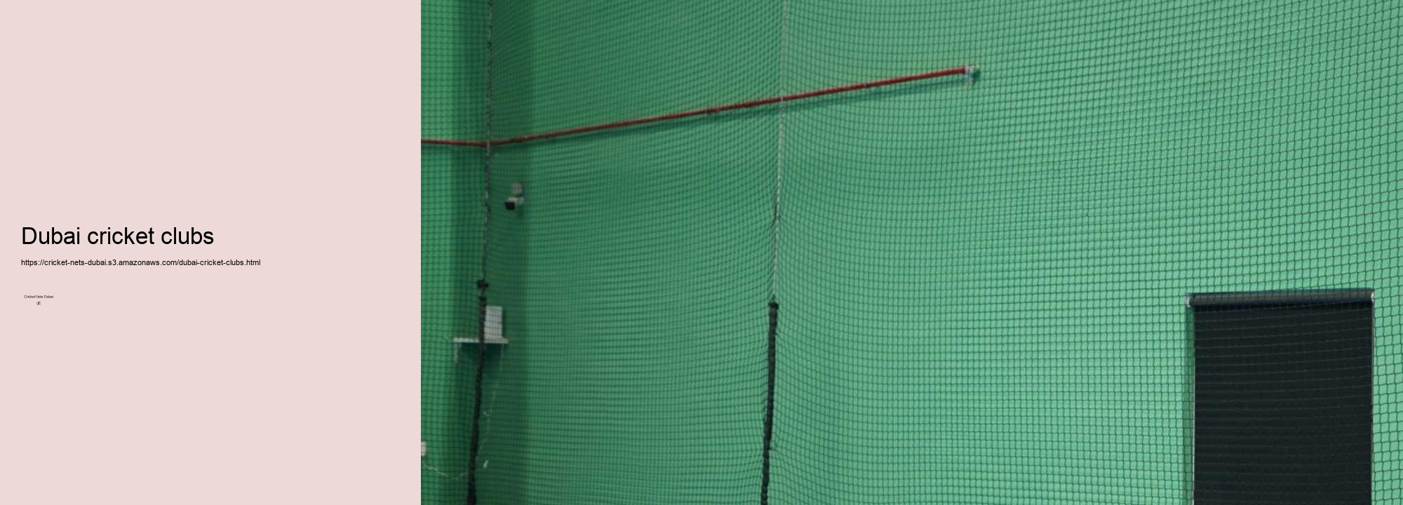 Cricket Nets in Dubai: A Hub for Professional Training and Recreational Fun