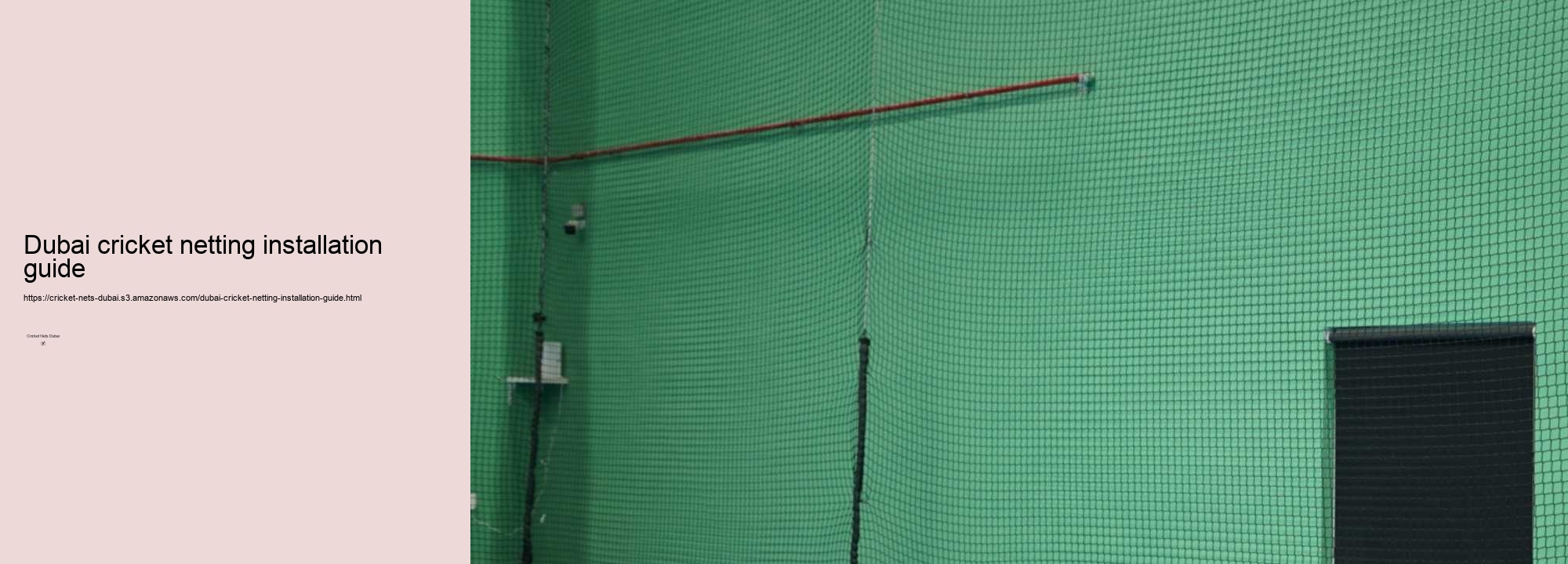 How Cricket Nets are Shaping Talent in Dubai's Sports Landscape