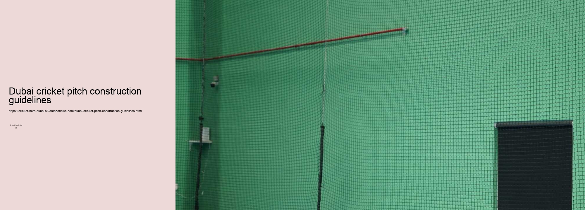 What is Revolutionizing the Way Dubai Plays Cricket? The Impact of Quality Cricket Nets!1. How to Enhance Your Cricket Skills with Top Quality Nets in Dubai